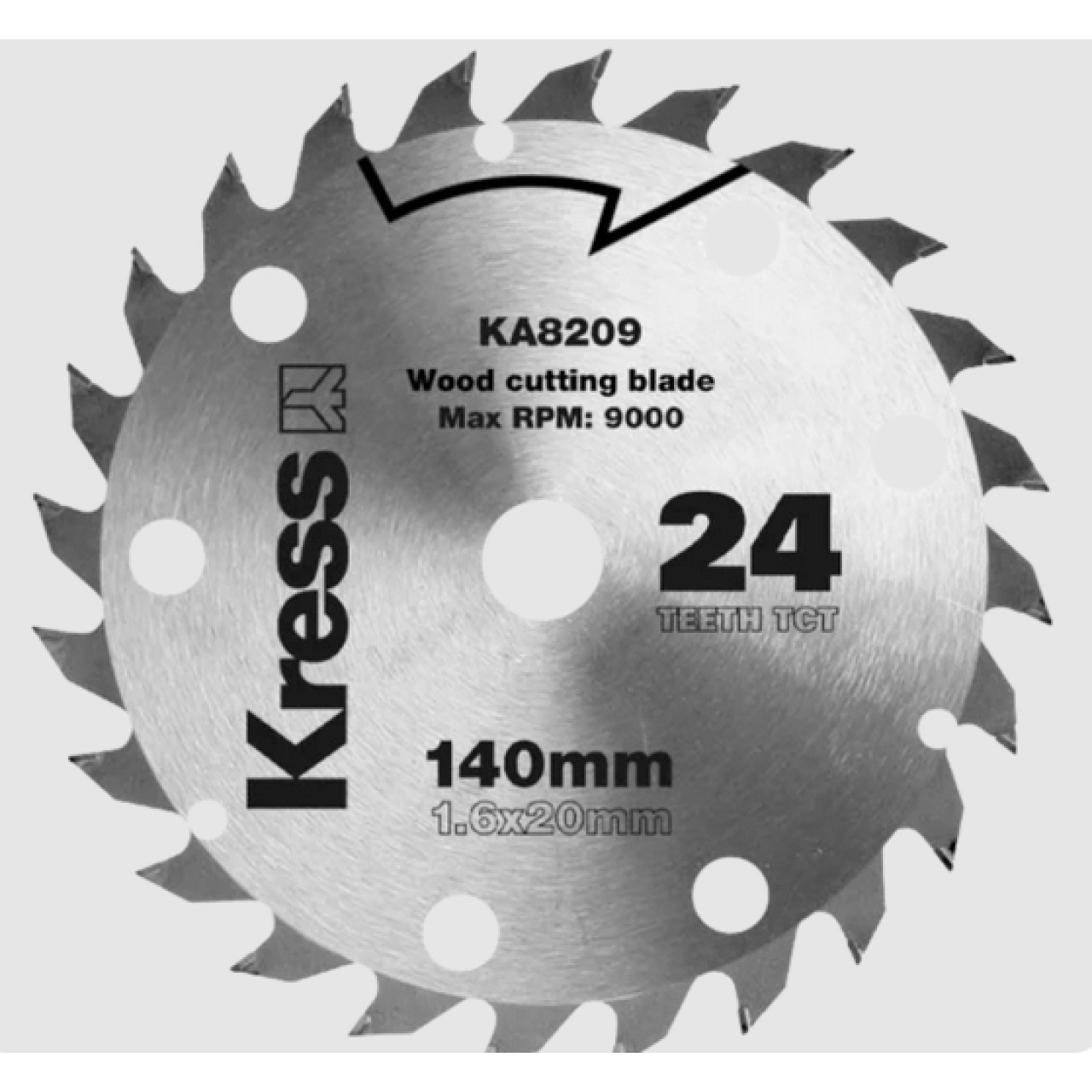 Sägeblatt KA8209 - 140 mm 24T TCT blade